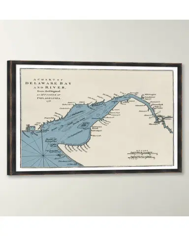 Wendover Art Group Chart of Delaware Bay and River | Thumbnail 3 Wendover Art Group Chart of Delaware Bay and River | Thumbnail 3