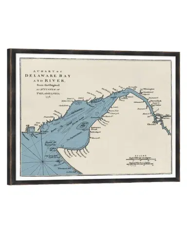 Wendover Art Group Chart of Delaware Bay and River | Thumbnail 1 Wendover Art Group Chart of Delaware Bay and River | Thumbnail 1