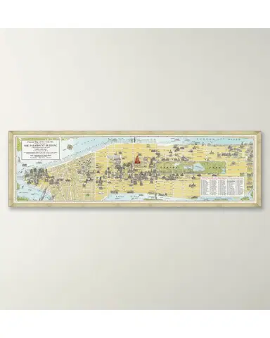 Wendover Art Group Oversized Pictorial Map of New York | Thumbnail 2