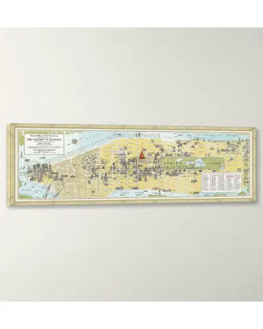 Wendover Art Group Oversized Pictorial Map of New York | Thumbnail 3