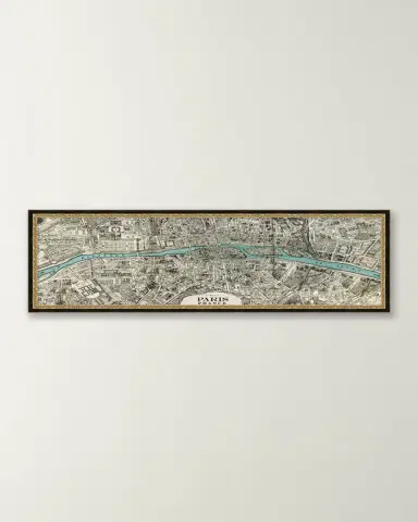 Wendover Art Group River Map Paris | Thumbnail 2 Wendover Art Group River Map Paris | Thumbnail 2