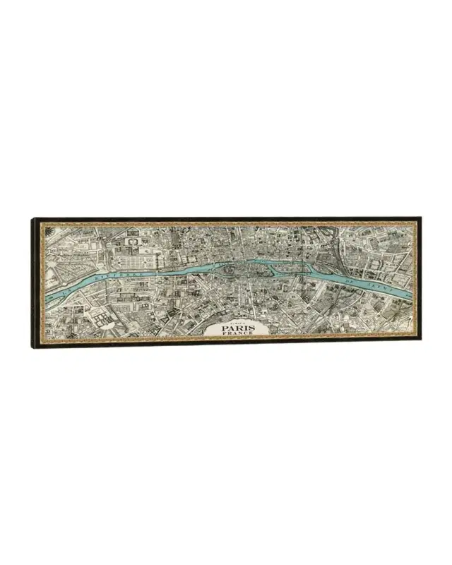 Wendover Art Group River Map Paris