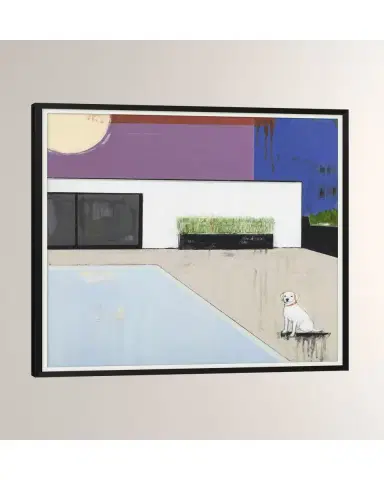 Wendover Art Group 'Modern Poolside ' Wall Art | Thumbnail 3