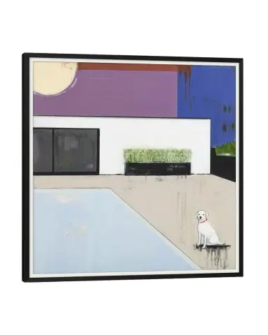 Wendover Art Group 'Modern Poolside ' Wall Art | Thumbnail 1