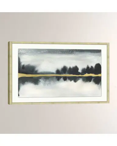 Wendover Art Group 'Gold Leaf Lakescape ' Wall Art | Thumbnail 3 Wendover Art Group 'Gold Leaf Lakescape ' Wall Art | Thumbnail 3