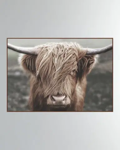 Wendover Art Group 'Highlands Bovine ' Wall Art | Thumbnail 4