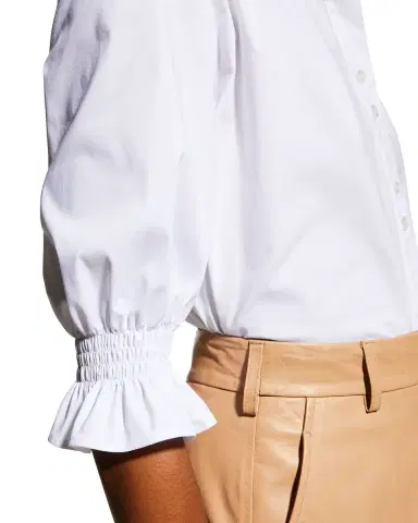 Finley Sirena Smocked-Sleeve Poplin Top | Thumbnail 5 Finley Sirena Smocked-Sleeve Poplin Top | Thumbnail 5