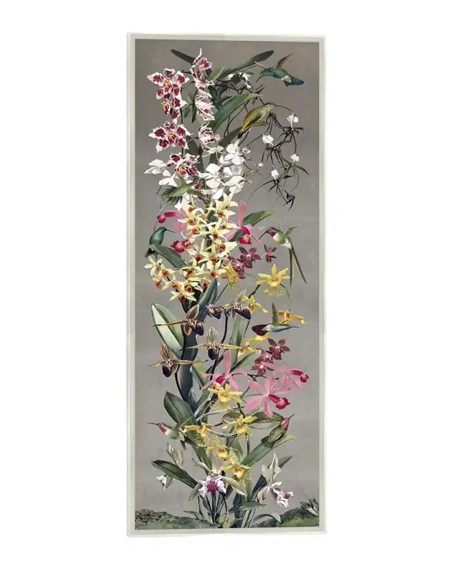 Wendover Art Group "Silver Orchid Panel II" Wall Art
