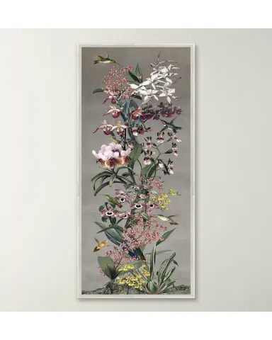 Wendover Art Group "Silver Orchid Panel I" Wall Art | Thumbnail 2 Wendover Art Group "Silver Orchid Panel I" Wall Art | Thumbnail 2