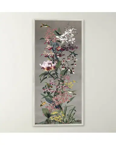 Wendover Art Group "Silver Orchid Panel I" Wall Art | Thumbnail 3 Wendover Art Group "Silver Orchid Panel I" Wall Art | Thumbnail 3