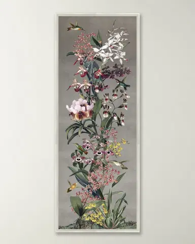Wendover Art Group "Silver Orchid Panel I" Wall Art | Thumbnail 4 Wendover Art Group "Silver Orchid Panel I" Wall Art | Thumbnail 4