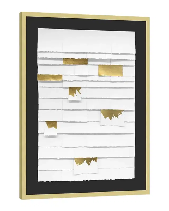 Wendover Art Group "Cascade Layers Shadowbox II" Wall Art
