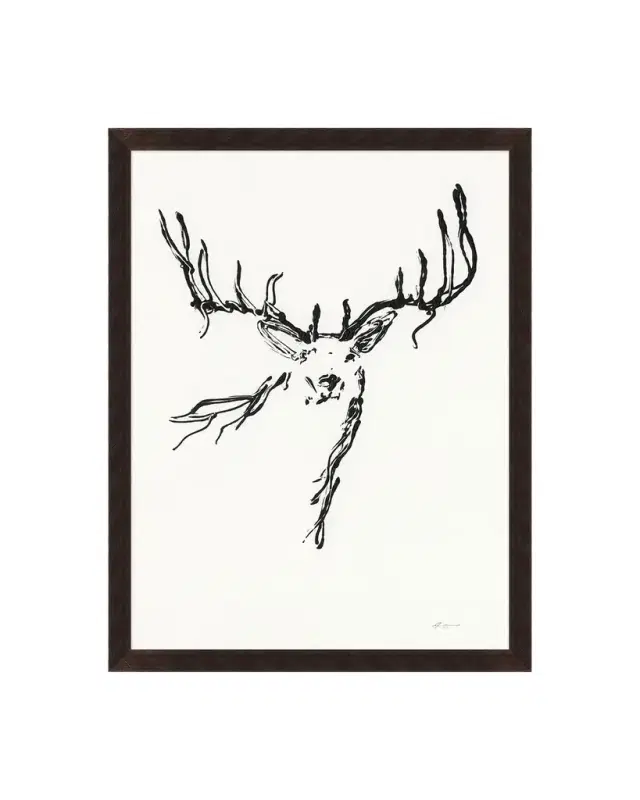 Wendover Art Group "Deer Portrait" Giclee Print