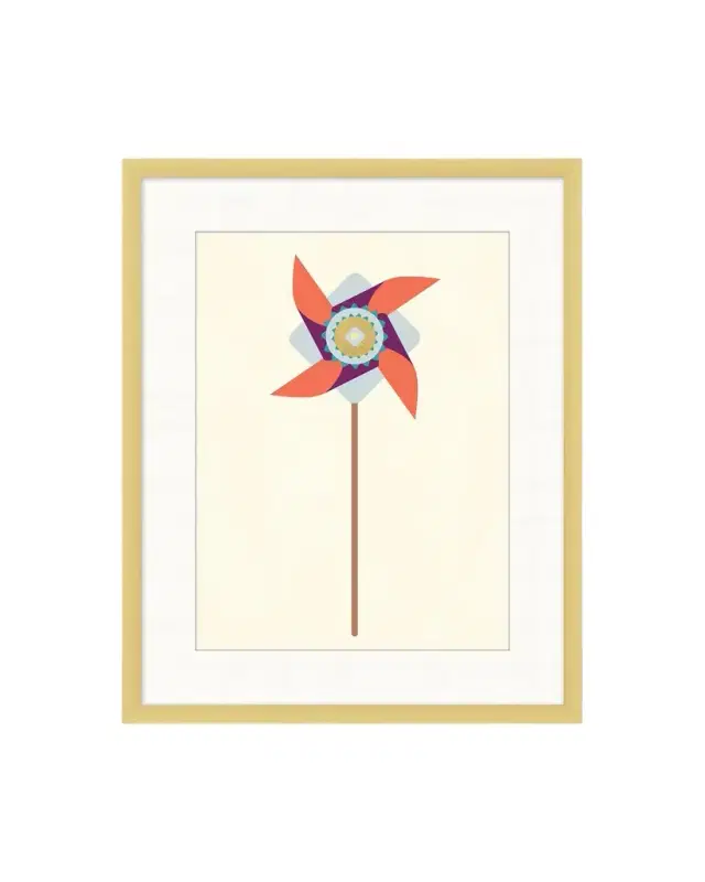 Wendover Art Group "Golden Twirl 1" Giclee Print