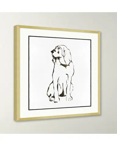 Wendover Art Group Hound Drawing 2 Giclee | Thumbnail 3 Wendover Art Group Hound Drawing 2 Giclee | Thumbnail 3