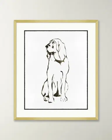 Wendover Art Group Hound Drawing 2 Giclee | Thumbnail 4 Wendover Art Group Hound Drawing 2 Giclee | Thumbnail 4
