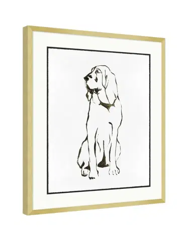 Wendover Art Group Hound Drawing 2 Giclee | Thumbnail 1 Wendover Art Group Hound Drawing 2 Giclee | Thumbnail 1