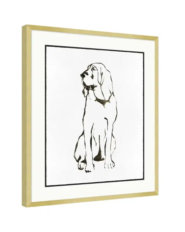 Wendover Art Group Hound Drawing 2 Giclee