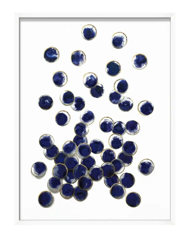 Wendover Art Group "Grand Blue Capiz 2" Giclee Print