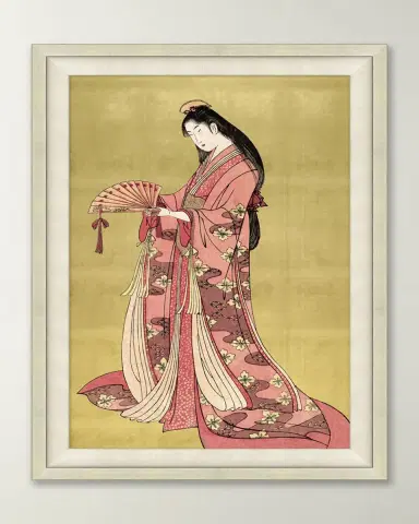 Wendover Art Group "Floral Geisha 1" Wall Art | Thumbnail 2 Wendover Art Group "Floral Geisha 1" Wall Art | Thumbnail 2