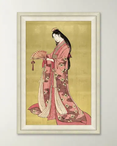 Wendover Art Group "Floral Geisha 1" Wall Art | Thumbnail 4 Wendover Art Group "Floral Geisha 1" Wall Art | Thumbnail 4