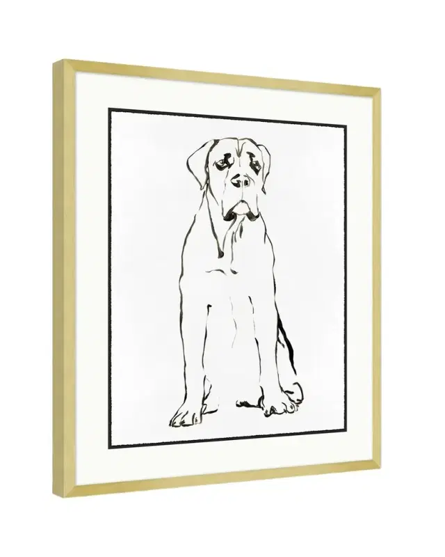 Wendover Art Group Hound Drawing 3 Giclee