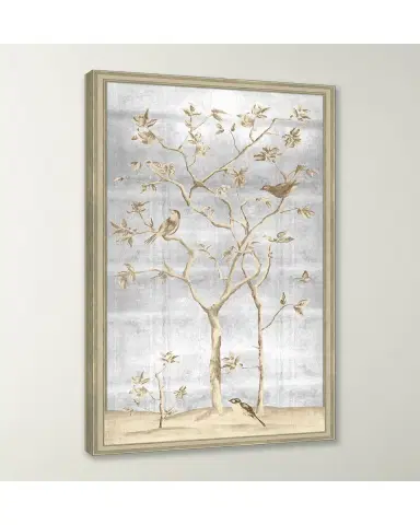 Wendover Art Group Silver Chinoiserie 1 Giclee | Thumbnail 3 Wendover Art Group Silver Chinoiserie 1 Giclee | Thumbnail 3