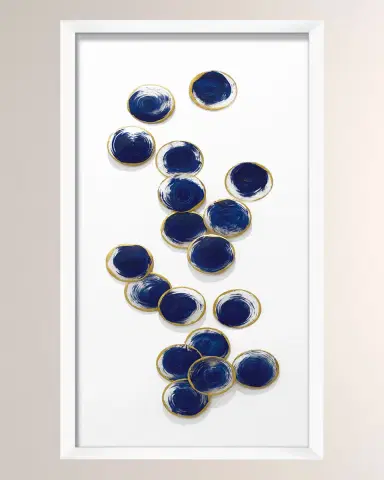Wendover Art Group "Blue Capiz Cascade 2" Giclee Print | Thumbnail 2 Wendover Art Group "Blue Capiz Cascade 2" Giclee Print | Thumbnail 2