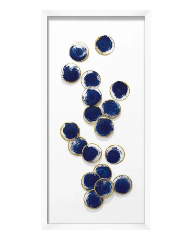 Wendover Art Group "Blue Capiz Cascade 2" Giclee Print