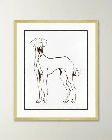 Wendover Art Group Hound Drawing 1 Giclee | Thumbnail 4 Wendover Art Group Hound Drawing 1 Giclee | Thumbnail 4