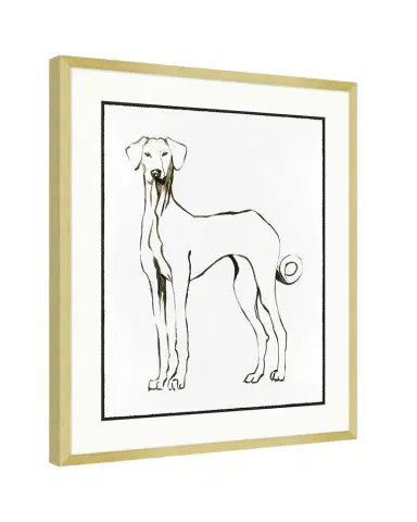 Wendover Art Group Hound Drawing 1 Giclee | Thumbnail 1 Wendover Art Group Hound Drawing 1 Giclee | Thumbnail 1