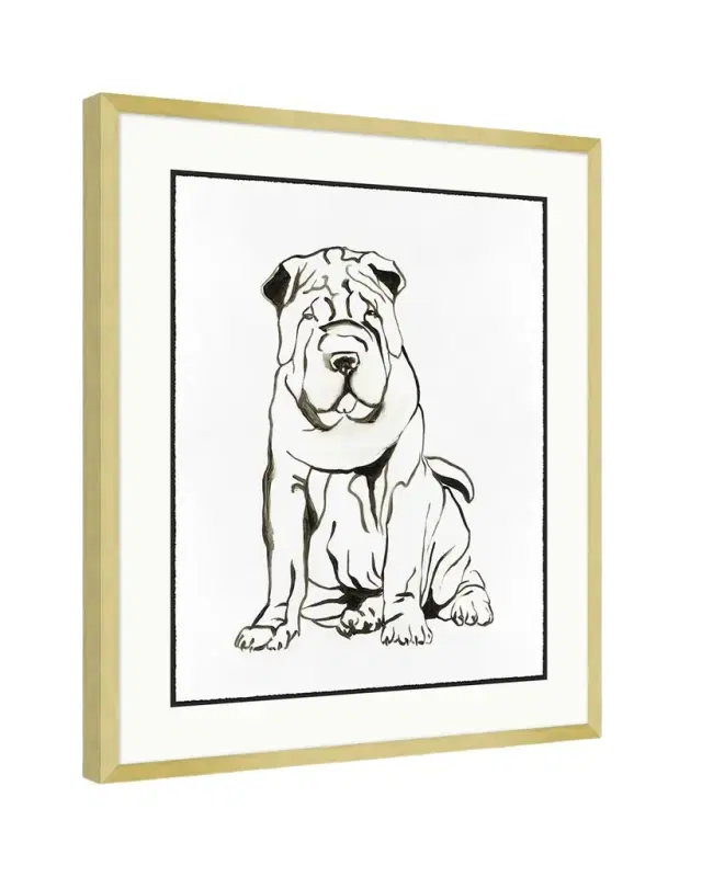 Wendover Art Group Hound Drawing 4 Giclee
