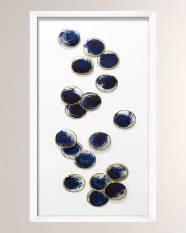 Wendover Art Group "Blue Capiz Cascade 1" Giclee Print | Thumbnail 2 Wendover Art Group "Blue Capiz Cascade 1" Giclee Print | Thumbnail 2
