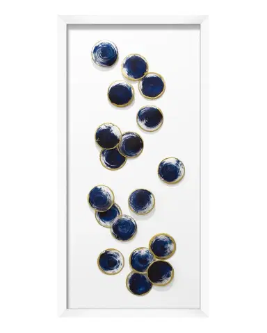 Wendover Art Group "Blue Capiz Cascade 1" Giclee Print | Thumbnail 1 Wendover Art Group "Blue Capiz Cascade 1" Giclee Print | Thumbnail 1