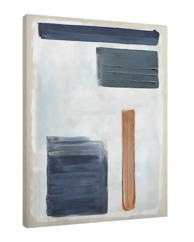 Wendover Art Group Denim Texture Abstract 1 Giclee