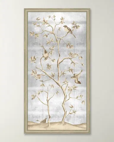 Wendover Art Group Silver Chinoiserie 2 Giclee | Thumbnail 4 Wendover Art Group Silver Chinoiserie 2 Giclee | Thumbnail 4