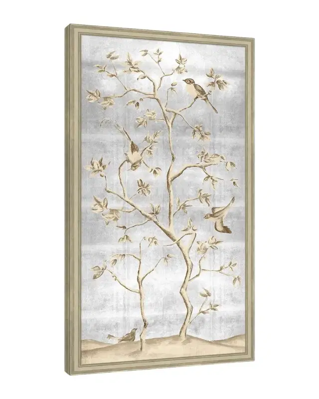 Wendover Art Group Silver Chinoiserie 2 Giclee