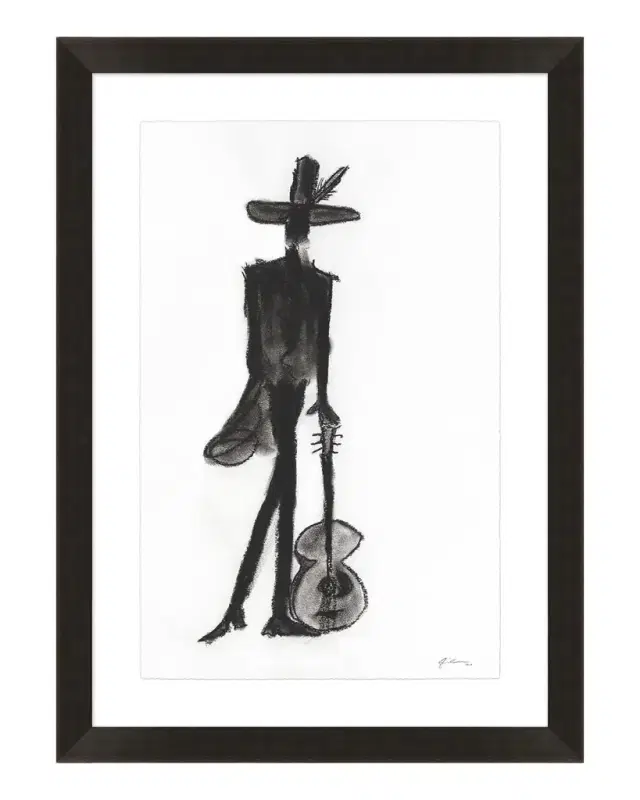 Wendover Art Group "Road Musician" Giclee Print
