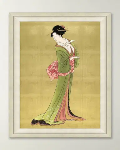 Wendover Art Group "Floral Geisha 2" Wall Art | Thumbnail 2 Wendover Art Group "Floral Geisha 2" Wall Art | Thumbnail 2
