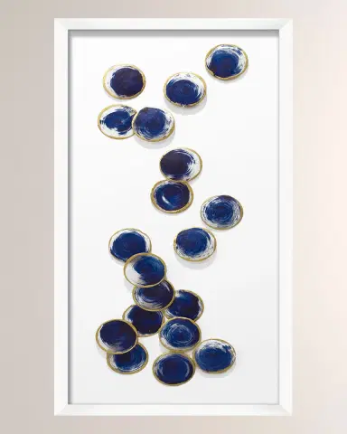 Wendover Art Group "Blue Capiz Cascade 3" Giclee Print | Thumbnail 2 Wendover Art Group "Blue Capiz Cascade 3" Giclee Print | Thumbnail 2