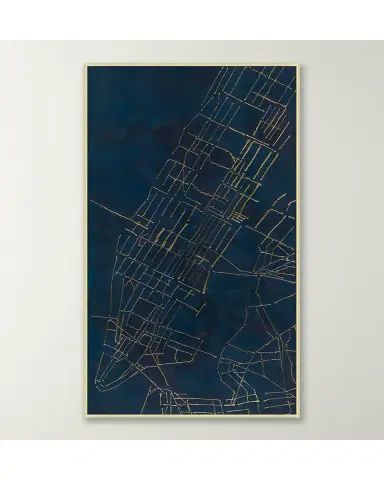 Wendover Art Group 'Concrete Jungle In Blue ' Wall Art | Thumbnail 2 Wendover Art Group 'Concrete Jungle In Blue ' Wall Art | Thumbnail 2