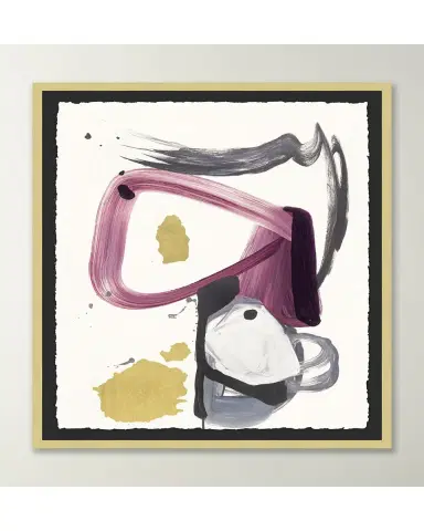 Wendover Art Group 'Plum Lines 2 ' Wall Art | Thumbnail 2 Wendover Art Group 'Plum Lines 2 ' Wall Art | Thumbnail 2