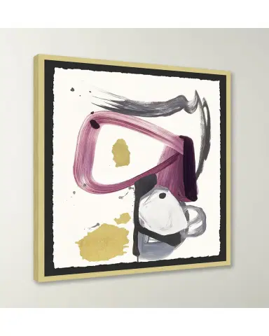 Wendover Art Group 'Plum Lines 2 ' Wall Art | Thumbnail 3 Wendover Art Group 'Plum Lines 2 ' Wall Art | Thumbnail 3