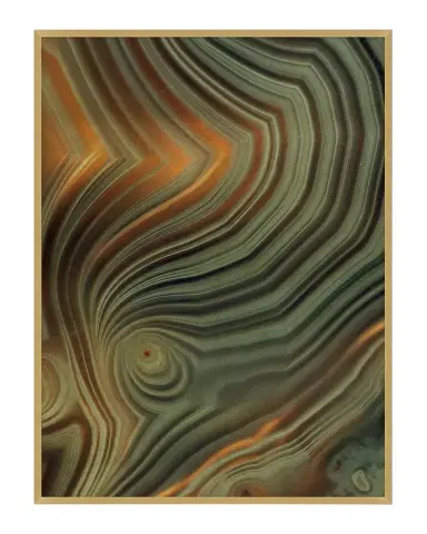 Wendover Art Group 'Organic Forms 1 ' Giclee on Gold Leaf Wall Art | Thumbnail 1 Wendover Art Group 'Organic Forms 1 ' Giclee on Gold Leaf Wall Art | Thumbnail 1