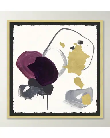 Wendover Art Group 'Plum Lines 1 ' Wall Art | Thumbnail 2 Wendover Art Group 'Plum Lines 1 ' Wall Art | Thumbnail 2