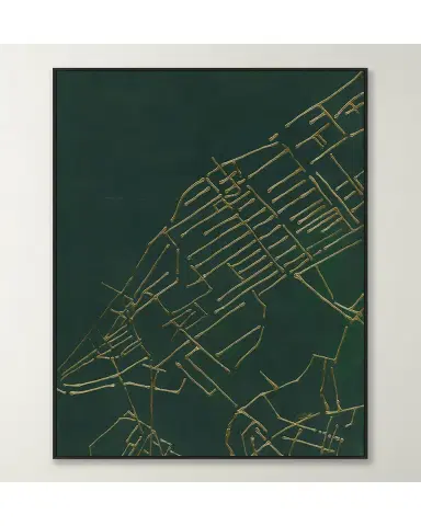 Wendover Art Group 'Concrete Jungle In Green ' Wall Art | Thumbnail 2 Wendover Art Group 'Concrete Jungle In Green ' Wall Art | Thumbnail 2