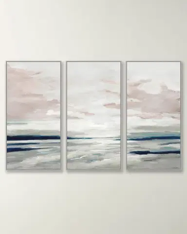 Wendover Art Group "Calm Shores" Three-Piece Giclee on Canvas Wall Art Set | Thumbnail 4 Wendover Art Group "Calm Shores" Three-Piece Giclee on Canvas Wall Art Set | Thumbnail 4
