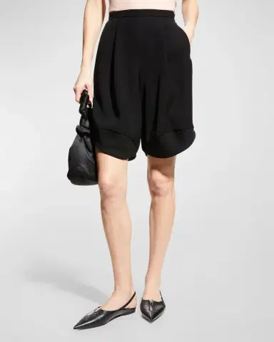 Giorgio Armani Techno Cady Bermuda Shorts | Thumbnail 3 Giorgio Armani Techno Cady Bermuda Shorts | Thumbnail 3