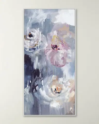 Wendover Art Group 'Dripping Peonies 1 ' Wall Art | Thumbnail 2 Wendover Art Group 'Dripping Peonies 1 ' Wall Art | Thumbnail 2