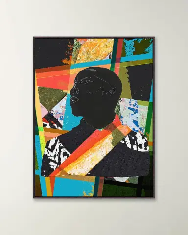 Wendover Art Group 'Patchwork Profile 1 ' Wall Art | Thumbnail 4 Wendover Art Group 'Patchwork Profile 1 ' Wall Art | Thumbnail 4